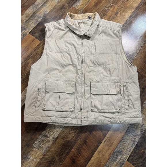 RuffHewn Insulated Utility Hunting Outdoor Vest Women’s XXL Tan Khaki Pockets - Picture 1 of 6